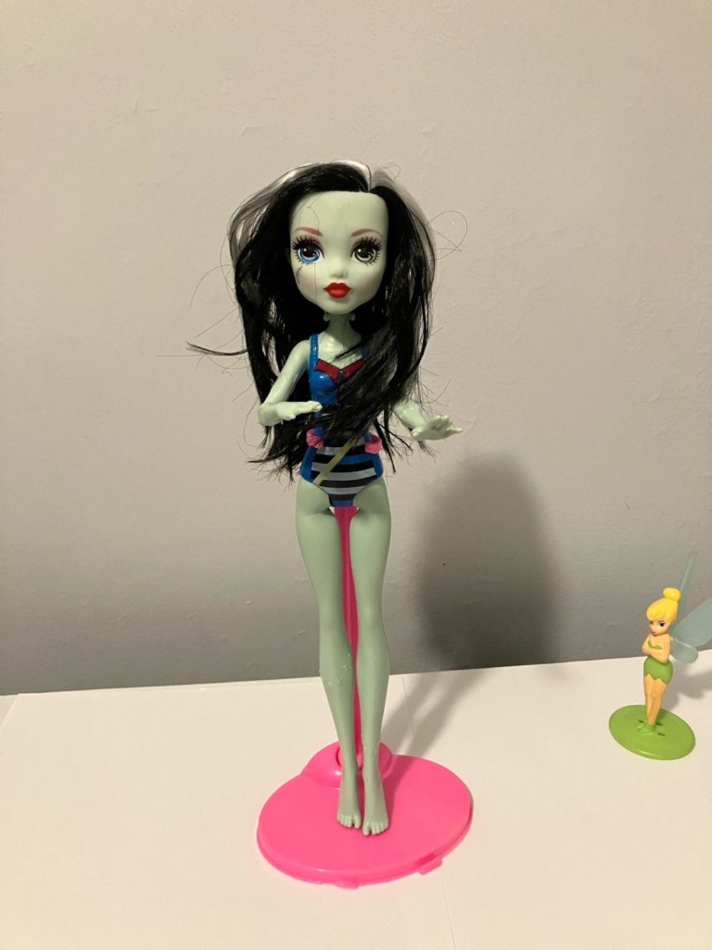 Monster High Frankie Stein Doll with stand.